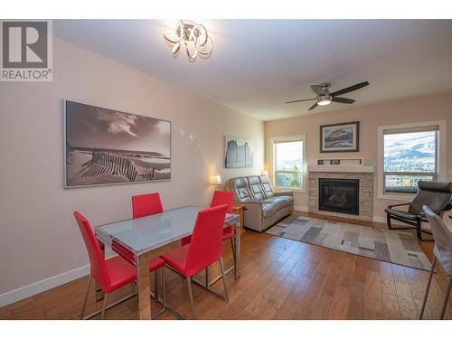 4505 Bellevue Drive, Vernon, BC - Indoor Photo Showing Living Room With Fireplace