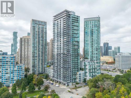 2402 - 223 Webb Drive, Mississauga, ON - Outdoor With Facade