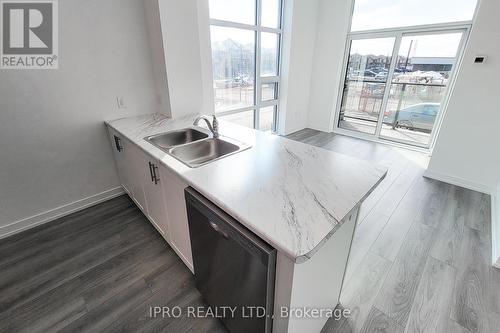 112 - 470 Dundas Street East Street, Hamilton, ON - Indoor Photo Showing Kitchen With Double Sink