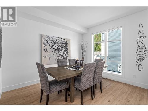 1455 Cara Glen Court Unit# 113, Kelowna, BC - Indoor Photo Showing Dining Room