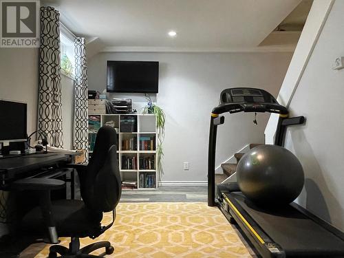 4711 Spruce Avenue, Fort Nelson, BC - Indoor Photo Showing Gym Room