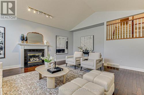 322 Chambers Place, London, ON - Indoor Photo Showing Living Room With Fireplace