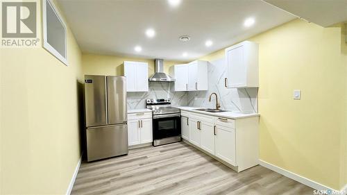 16 Kemp Crescent, Prince Albert, SK - Indoor Photo Showing Kitchen With Double Sink