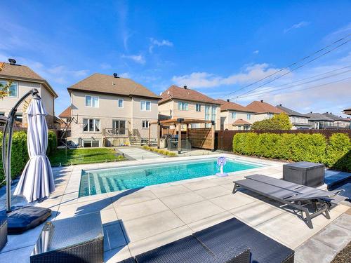 Pool - 771 Rue Du Chardonnay, Laval (Duvernay), QC - Outdoor With In Ground Pool With Backyard