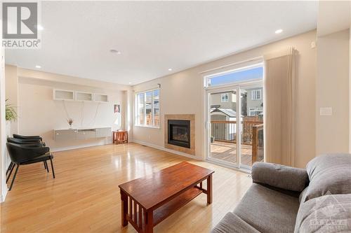 1205 Alson Mills Way, Kanata, ON - Indoor Photo Showing Living Room With Fireplace