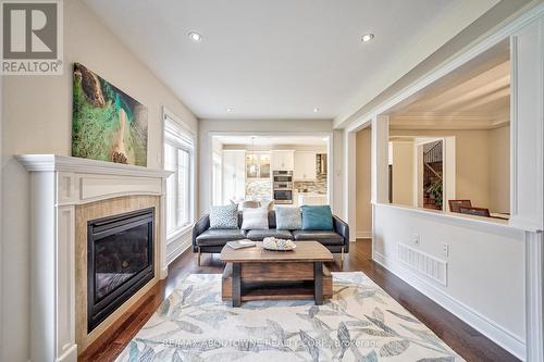 211 Sixteen Mile Drive, Oakville, ON - Indoor Photo Showing Living Room With Fireplace