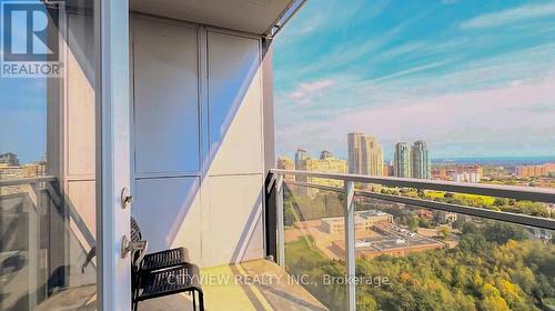 2108 - 223 Webb Drive, Mississauga, ON - Outdoor With Balcony With View