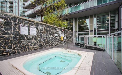 2108 - 223 Webb Drive, Mississauga, ON - Outdoor With In Ground Pool With Balcony