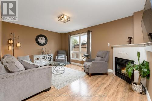 143 Porchlight Road, Brampton, ON - Indoor Photo Showing Living Room With Fireplace