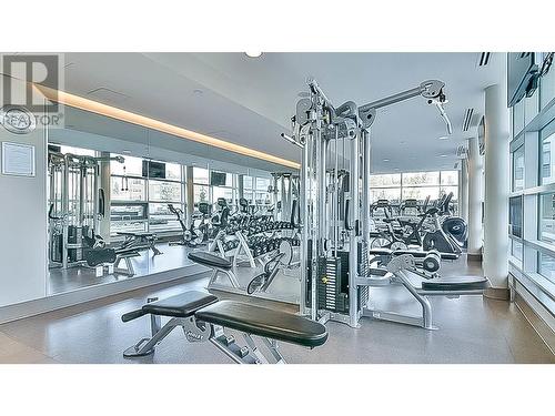 2304 570 Emerson Street, Coquitlam, BC - Indoor Photo Showing Gym Room