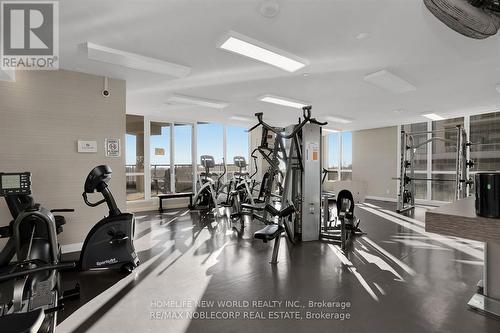 512 - 59 Annie Craig Drive, Toronto, ON - Indoor Photo Showing Gym Room