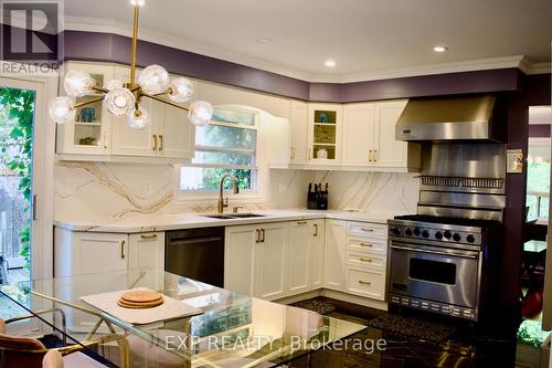 1004 Caldwell Avenue, Mississauga, ON - Indoor Photo Showing Kitchen With Double Sink With Upgraded Kitchen