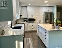 1323 Spadina Street, Moose Jaw, SK  - Indoor Photo Showing Kitchen With Double Sink With Upgraded Kitchen 