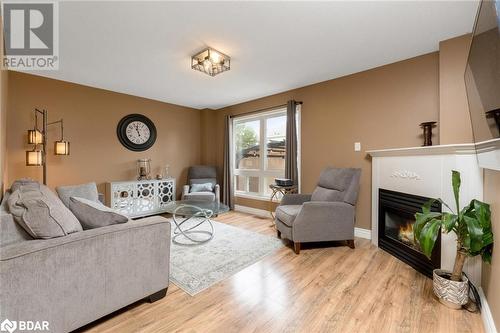 143 Porchlight Road, Brampton, ON - Indoor Photo Showing Living Room With Fireplace