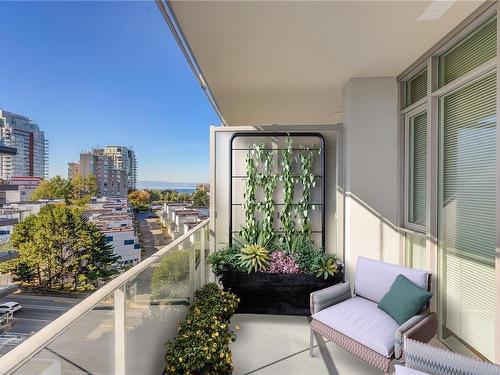 808-379 Tyee Rd, Victoria, BC - Outdoor With Balcony With Exterior