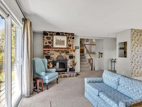 980 County Rd 38, Trent Hills, ON - Indoor Photo Showing Living Room With Fireplace