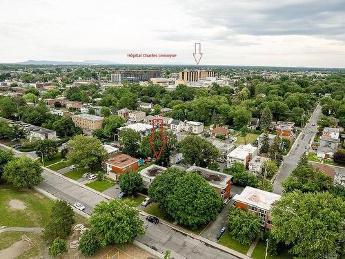 Aerial photo - 176  - 178 Rue Roy, Longueuil (Le Vieux-Longueuil), QC - Outdoor With View