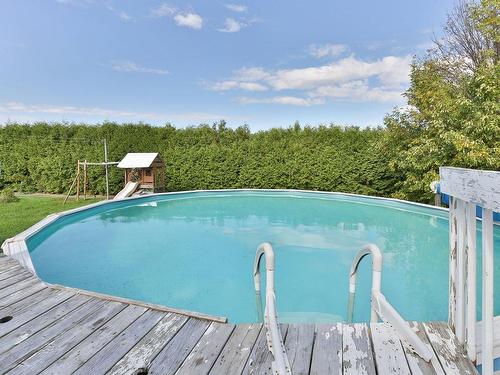 Pool - 665 Rue Principale, Saint-Paul-De-L'Île-Aux-Noix, QC - Outdoor With Above Ground Pool