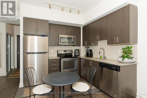 2304 - 3600 Highway 7, Vaughan, ON - Indoor Photo Showing Kitchen With Stainless Steel Kitchen