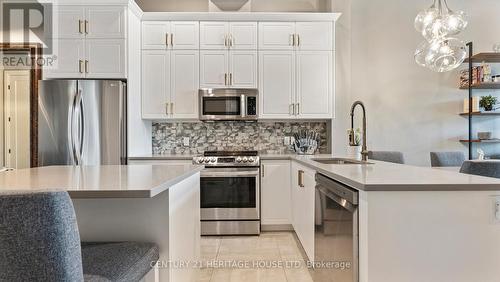 205A - 85 Morrell Street, Brantford, ON - Indoor Photo Showing Kitchen With Stainless Steel Kitchen With Upgraded Kitchen