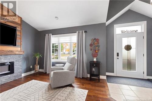 11 Darla Court, Moncton, NB - Indoor Photo Showing Living Room With Fireplace