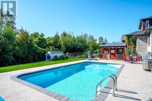 435 Raymond Street, Peterborough (Northcrest), ON - Outdoor With In Ground Pool With Backyard