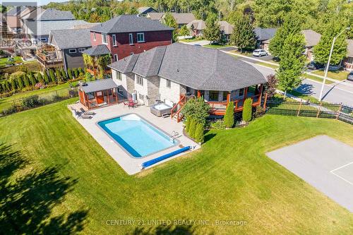 435 Raymond Street, Peterborough (Northcrest), ON - Outdoor With In Ground Pool