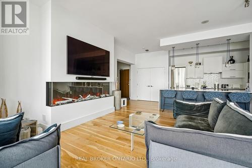 4401 - 80 John Street, Toronto, ON - Indoor Photo Showing Living Room With Fireplace