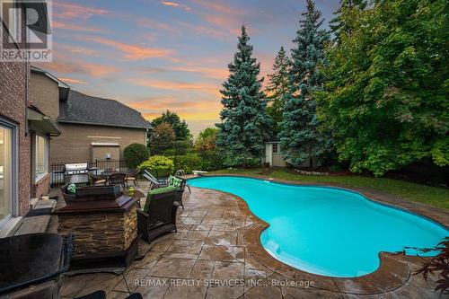 34 Casper Crescent, Brampton, ON - Outdoor With In Ground Pool With Deck Patio Veranda