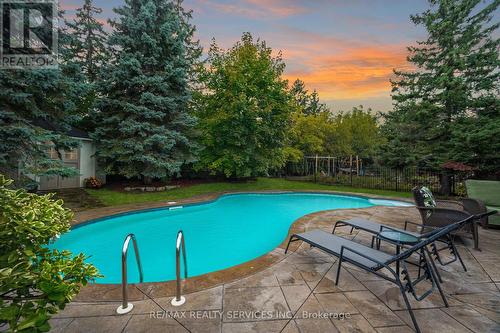 34 Casper Crescent, Brampton, ON - Outdoor With In Ground Pool