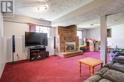 109 Biehn Drive, Kitchener, ON - Indoor Photo Showing Living Room With Fireplace