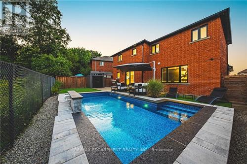 14 Dolphin Place, Hamilton, ON - Outdoor With In Ground Pool With Backyard With Exterior