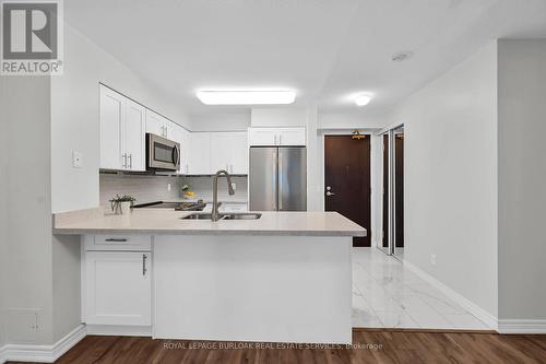 709 - 30 Grand Trunk Crescent, Toronto, ON - Indoor Photo Showing Kitchen With Double Sink