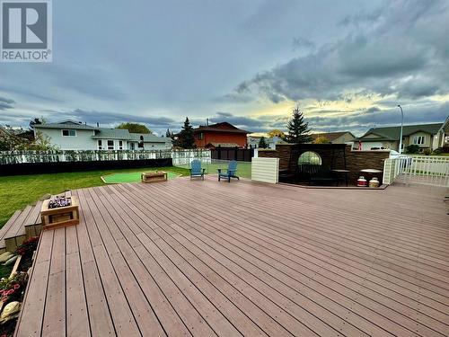 10681 Cottonwood Cresent, Dawson Creek, BC - Outdoor With Deck Patio Veranda