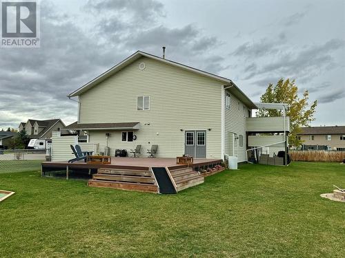 10681 Cottonwood Cresent, Dawson Creek, BC - Outdoor With Deck Patio Veranda With Exterior