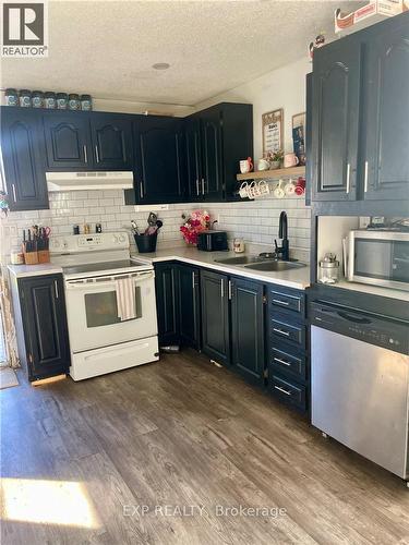 7 Ritchie Road, West Nipissing, ON - Indoor Photo Showing Kitchen With Double Sink