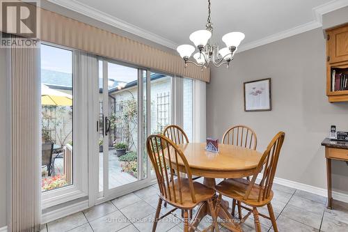 Patio Doors lead to private Courtyard - 14 - 211 Pine Valley Drive, London, ON - Indoor Photo Showing Dining Room