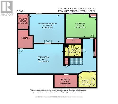 Basement Floor Plan - 14 - 211 Pine Valley Drive, London, ON - Other