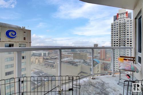 #1801 10152 104 St Nw, Edmonton, AB - Outdoor With Balcony