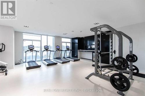 2805 - 56 Annie Craig Drive, Toronto, ON - Indoor Photo Showing Gym Room