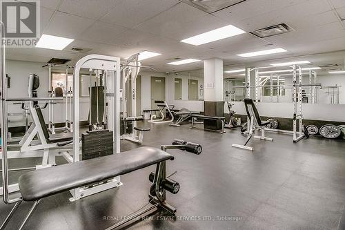 1804 - 1515 Lakeshore Road E, Mississauga, ON - Indoor Photo Showing Gym Room