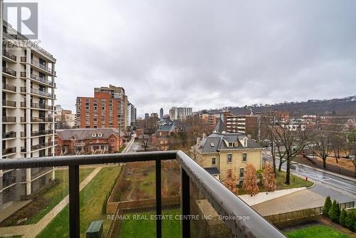 502 - 90 Charlton Avenue W, Hamilton, ON - Outdoor With Balcony