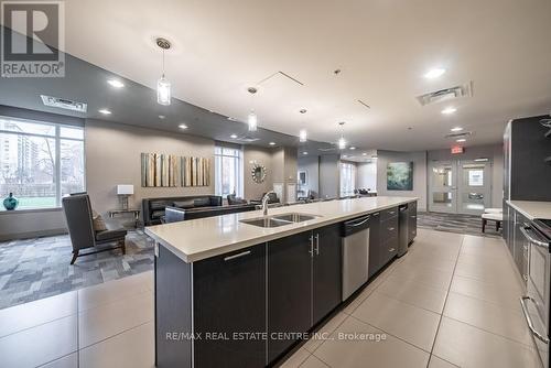 502 - 90 Charlton Avenue W, Hamilton, ON - Indoor Photo Showing Kitchen With Double Sink With Upgraded Kitchen