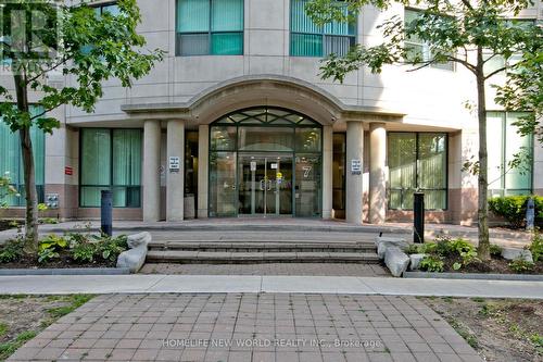 1008 - 7 Lorraine Drive, Toronto, ON - Outdoor With Facade