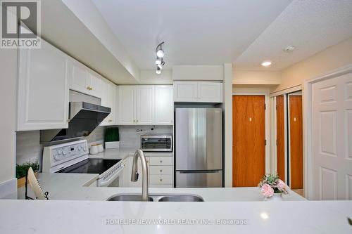 1008 - 7 Lorraine Drive, Toronto, ON - Indoor Photo Showing Kitchen With Double Sink