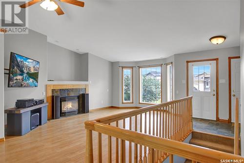 108 Park Street, Grand Coulee, SK - Indoor With Fireplace