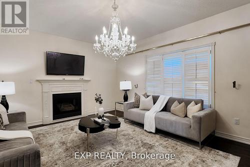 53 Alpha Court, Vaughan, ON - Indoor Photo Showing Living Room With Fireplace