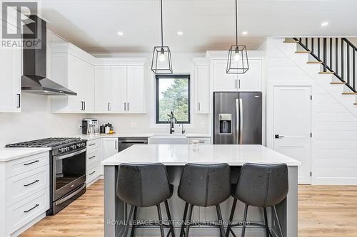 4378 County 124 Road, Clearview, ON - Indoor Photo Showing Kitchen With Stainless Steel Kitchen With Upgraded Kitchen