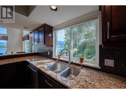 8617 Fitzmaurice Drive, Coldstream, BC - Indoor Photo Showing Kitchen With Double Sink