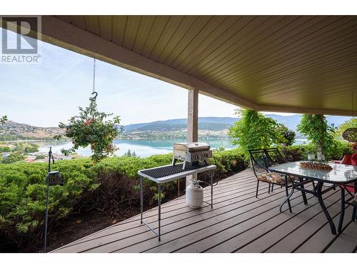 8617 Fitzmaurice Drive, Coldstream, BC - Outdoor With Body Of Water With Deck Patio Veranda With View With Exterior